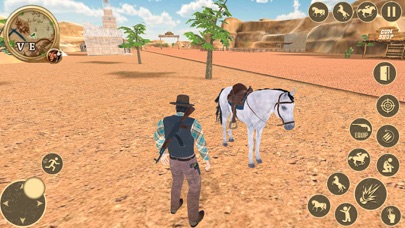 Wild West Cowboy Horse Riding Screenshot