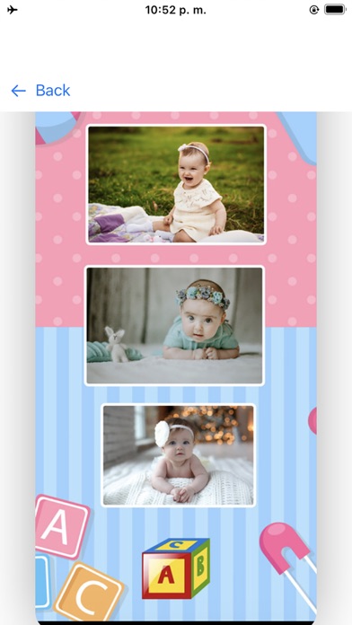 Baby photo editor . Screenshot