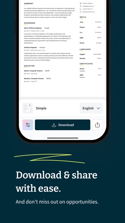 Hire You: Resume Builder screenshot-5