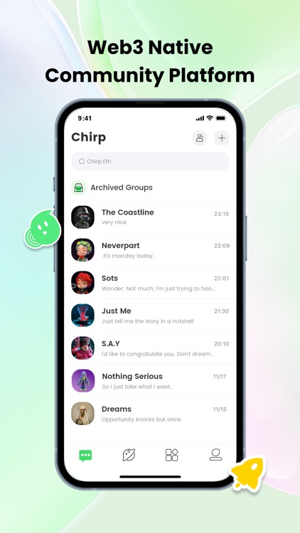 Chirp: Chat & Share