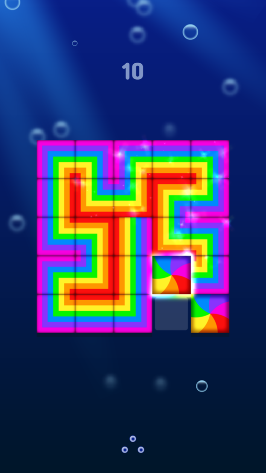 #1. Fill the Rainbow - Puzzle game (iOS) Podle: Viviana Baeza