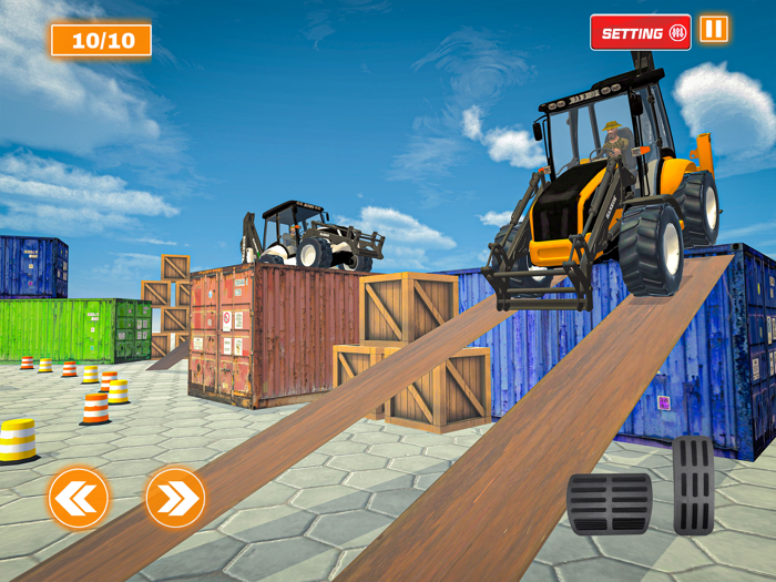 Heavy Excavator Parking Game