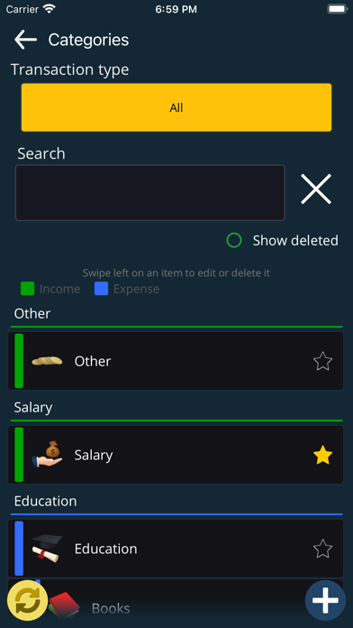 My Accounts and Expenses Screenshot