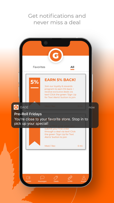 Gage Cannabis Screenshot