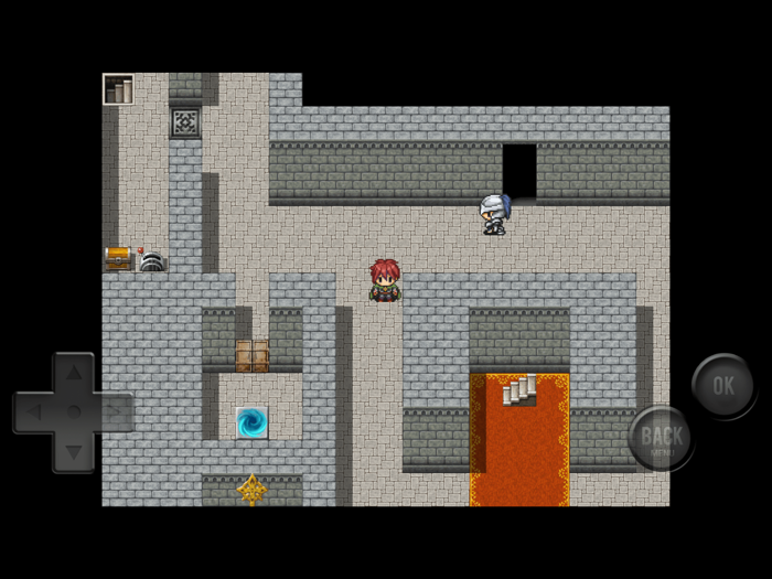 旅立つ勇者と城と犬