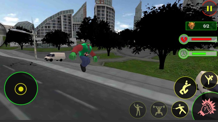 Incredible Green Hunk Hero