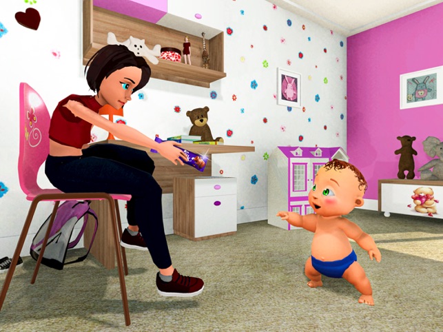 meu jogo de simulador de mãe grávida de anime - Um novo jogo grátis de  simulador de babá e cuidados com a mãe para crianças::Appstore  for Android