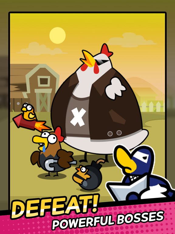 Duck vs Chicken Merge Defence iPad screenshot