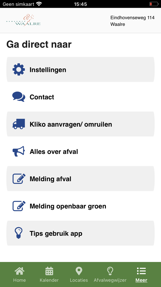 #6. Afvalkalender Waalre (iOS) بواسطة: Opzet BV