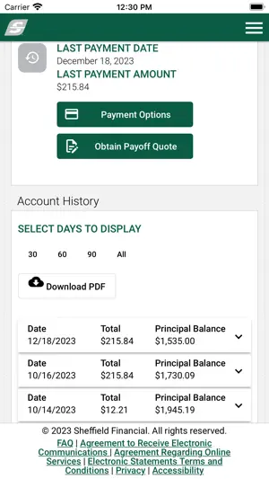 Sheffield Financial screenshot 3