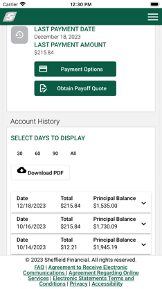 Sheffield Financial screenshot 3