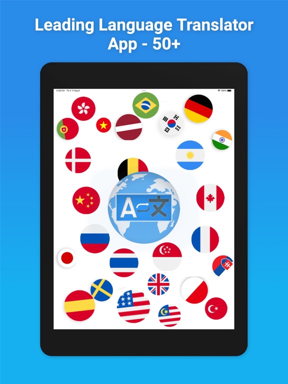 Voice Translator & AI Chat + iPad screenshot 1 - Productivity app