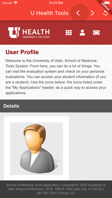 UofU SOM Tools Screenshot