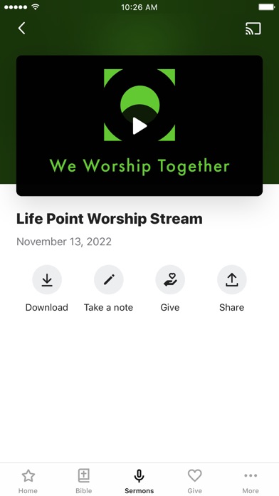 Life Point Church WashPa Screenshot