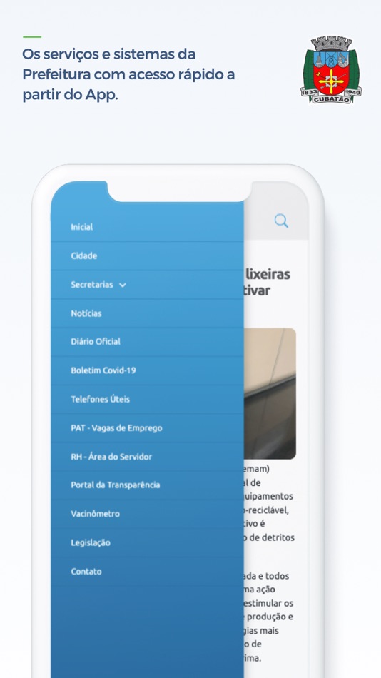 #2. Prefeitura de Cubatão (iOS) By: Prefeitura de Cubatão