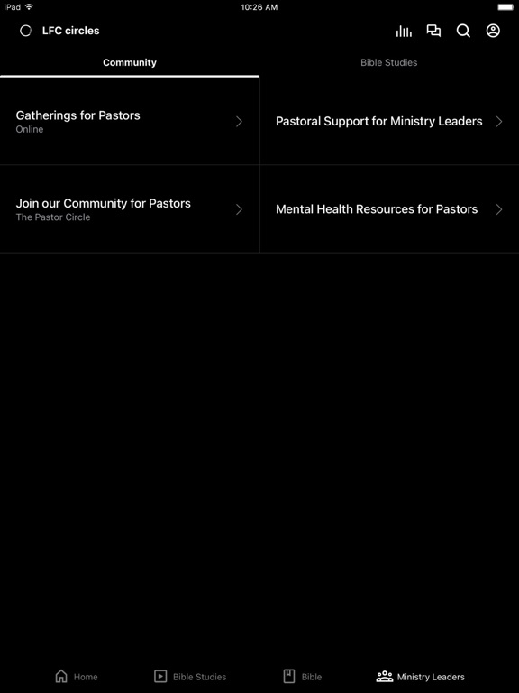 Leaders Following Christ iPad screenshot 3 - Education app