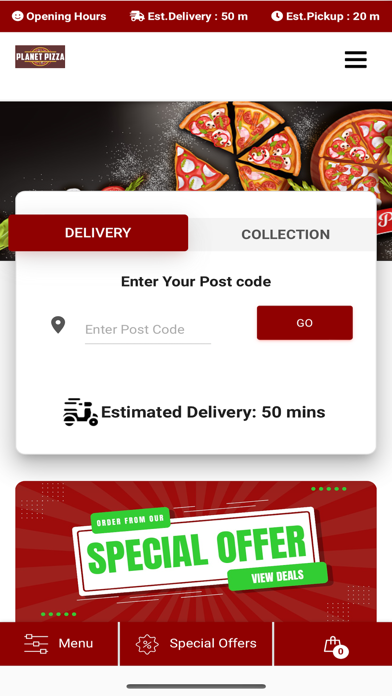 Screenshot #2 pour Planet Pizza -Food Delivery