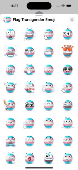 Game screenshot Transgender Flag Emoji apk