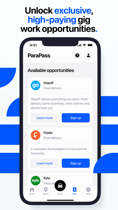 Para – Gig Drivers Earn More Screenshot