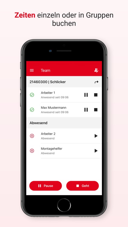 TIME4 - Zeiterfassung Handwerk screenshot-3