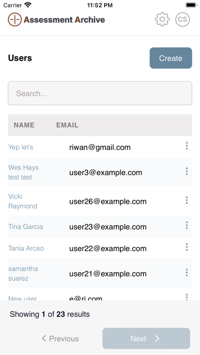 Screenshot #3 pour Assessment Archive