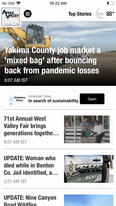 Apple Valley News Now Screenshot