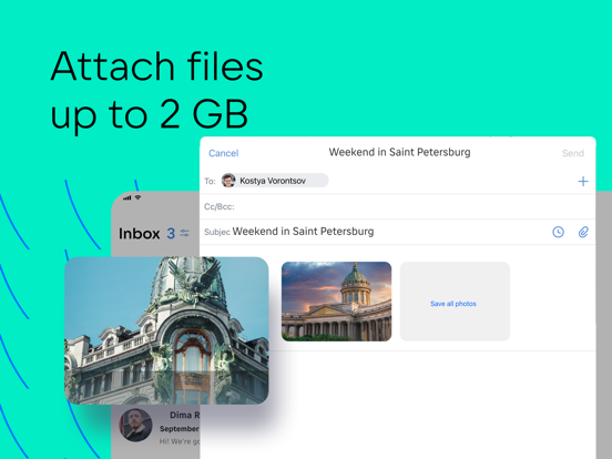VK Mail: secure email client iPad screenshot 5 - Productivity app