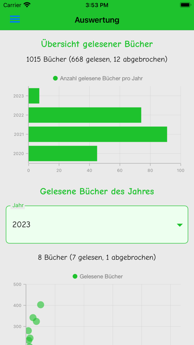 Meine Buchliste Screenshot