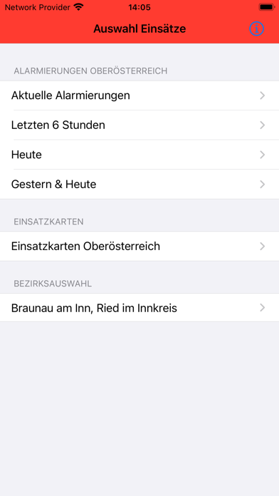 Feuerwehr Einsätze OÖ Screenshot