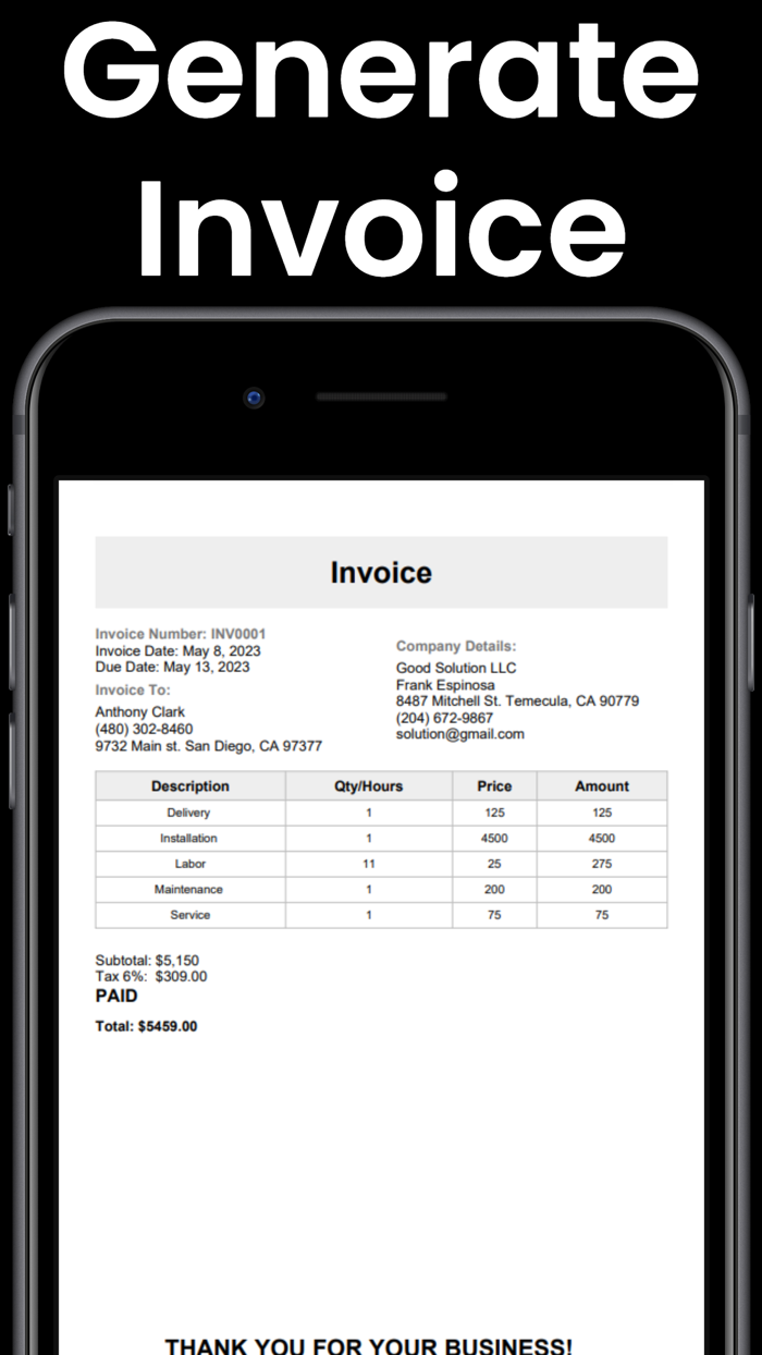 Invoice Maker Create Invoices