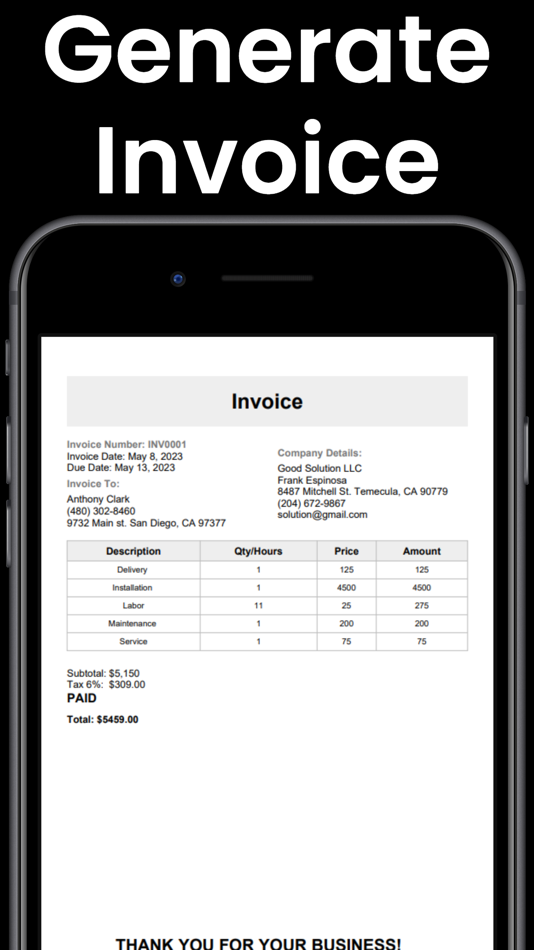 #3. Invoice Maker: Create Invoices (iOS) Podle: DECODATION