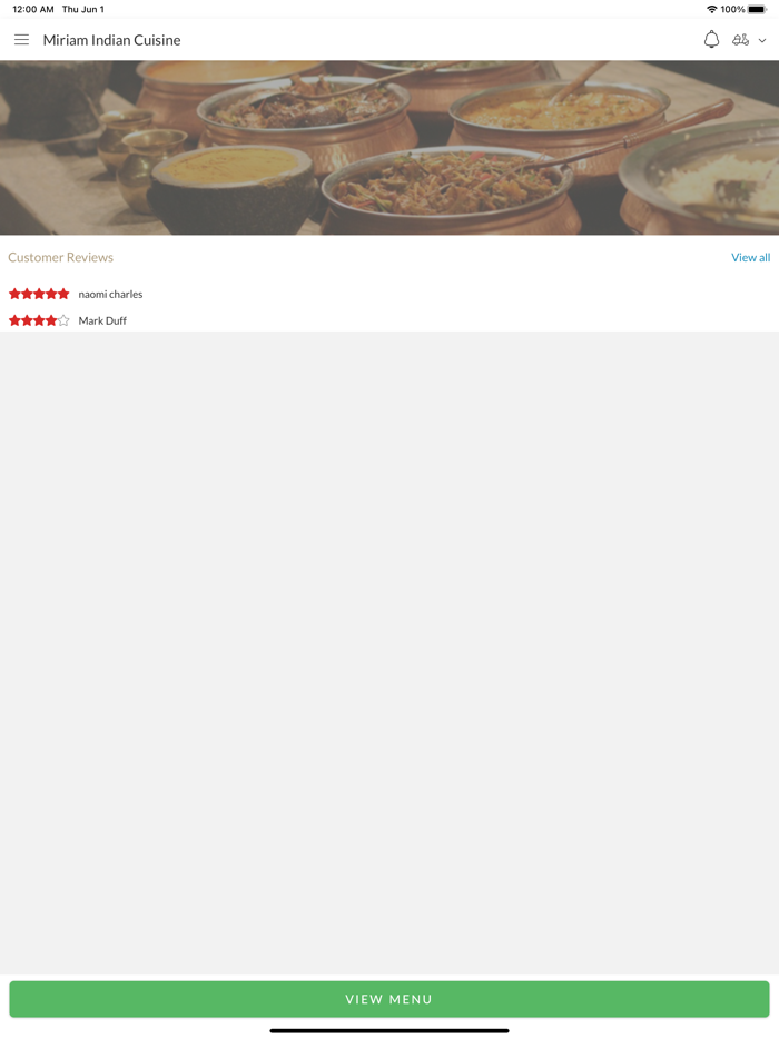 Miriam Indian Cuisine.