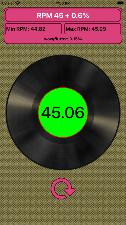 #8. RPM Meter for Turntable (iOS) 由: Krzysztof Gwiazda