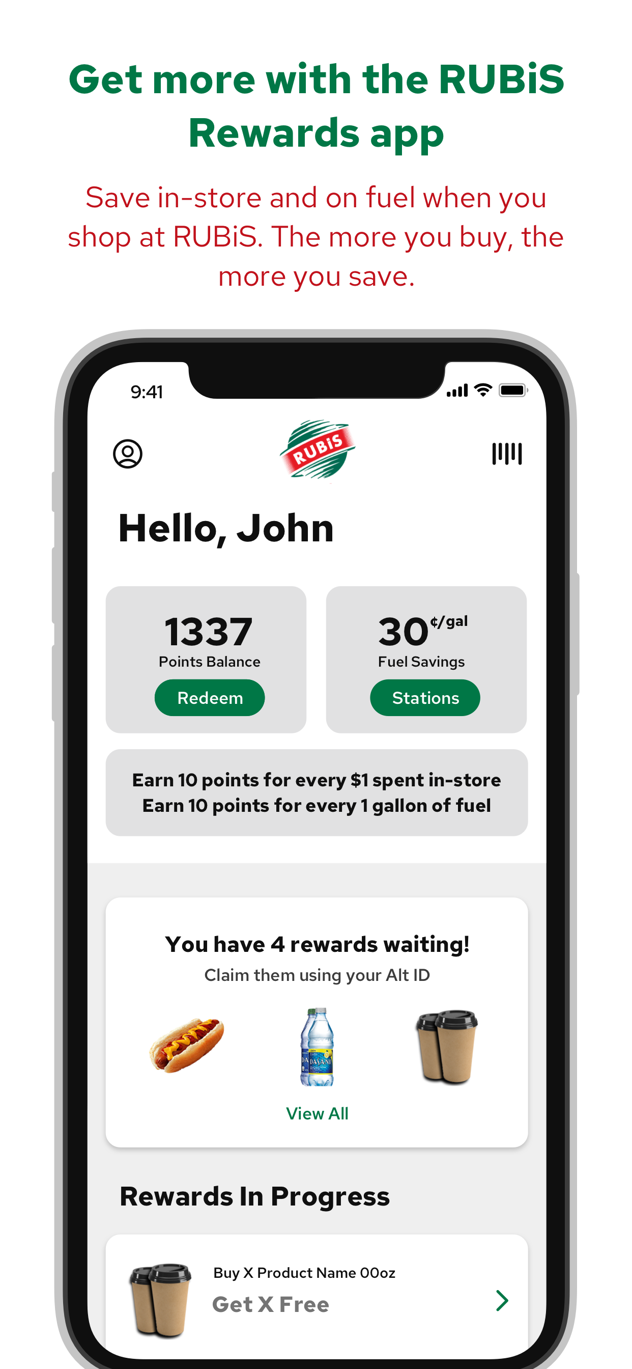 RUBiS Rewards BAH/TCI