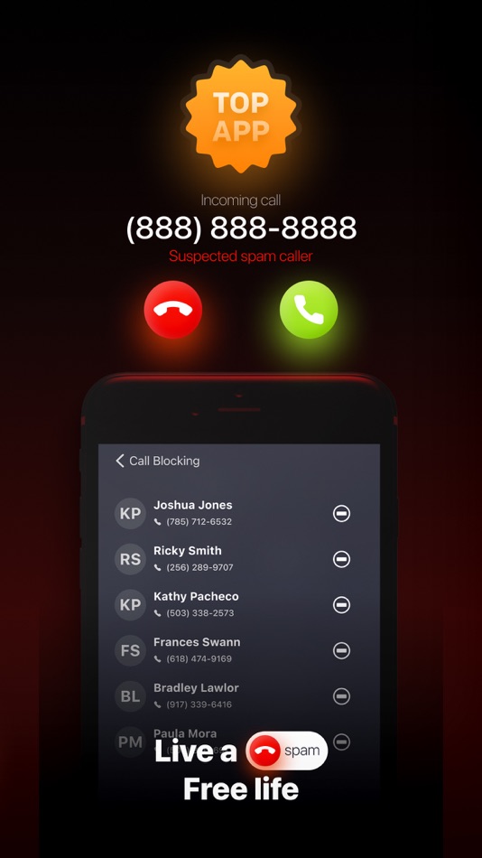 #4. Spam Call Blocker: ID Caller (iOS) 由: Gowalk - Fzco