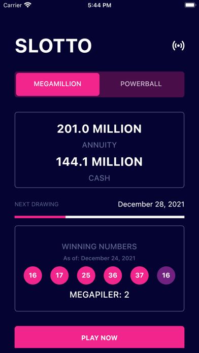 Smart Lotto Number Generator Screenshot