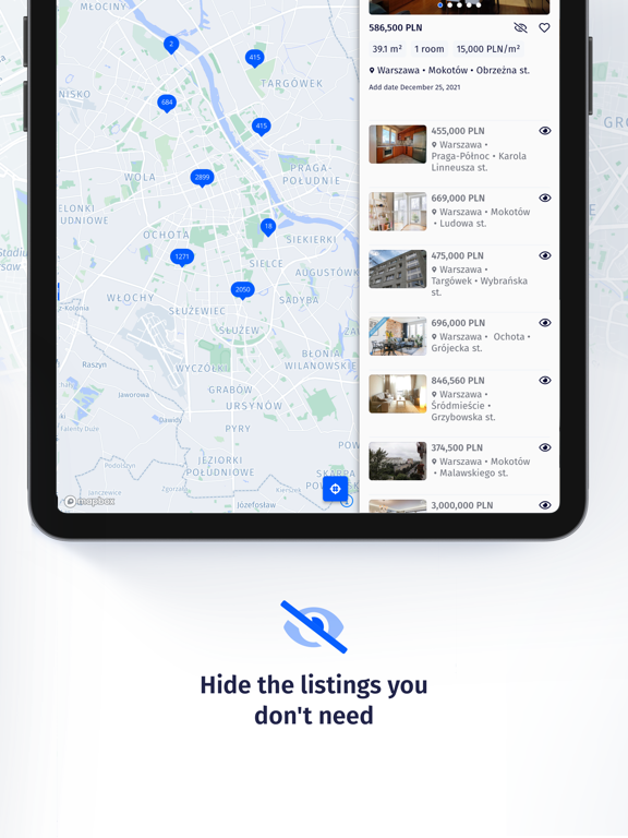Morizon.pl Real Estate App iPad screenshot 5 - Lifestyle app