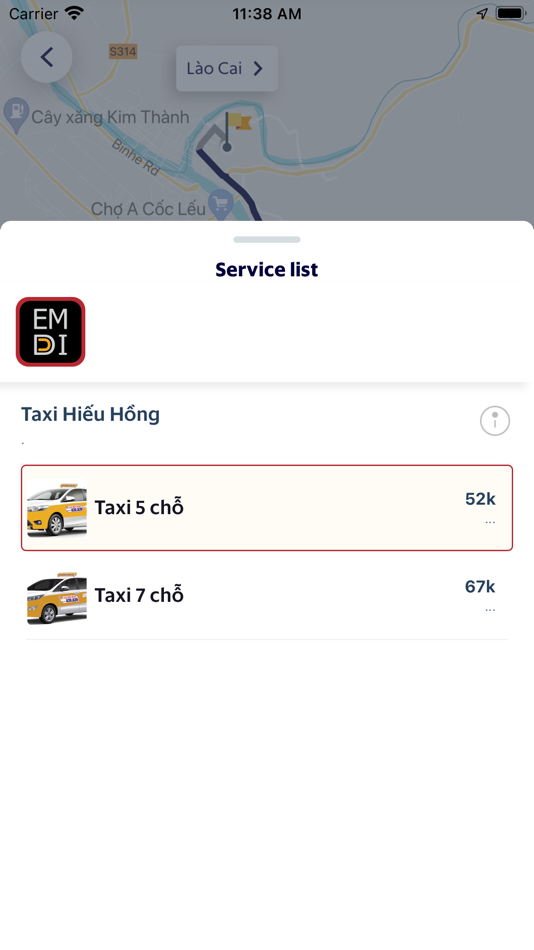 #1. E-Taxi (iOS) By: EMDDI Group