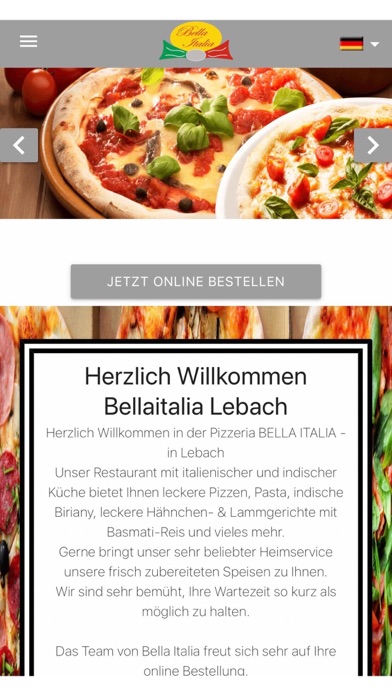 Bellaitalia Lebach Screenshot