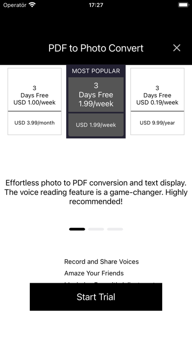PDF to Photo Convert Screenshot