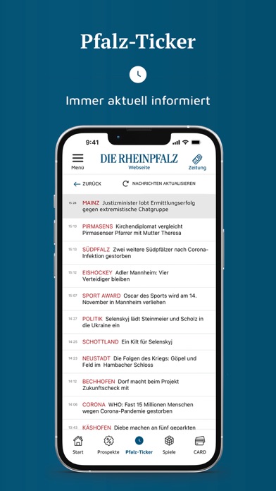 RHEINPFALZ-App Screenshot