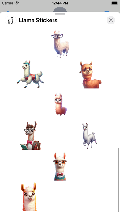 Screenshot #2 pour Llama Stickers