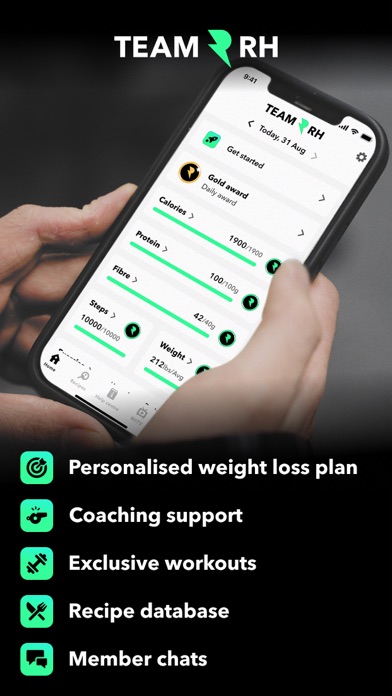 Team RH Fitness Screenshot