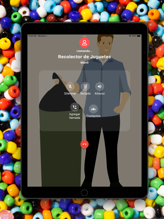 LLAMADA RECOLECTOR DE JUGUETES