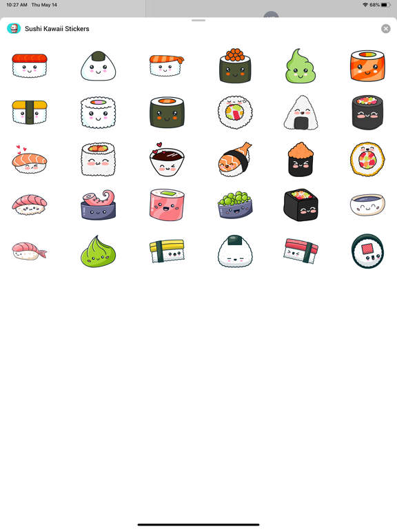 Screenshot #6 pour Sushi Kawaii Stickers