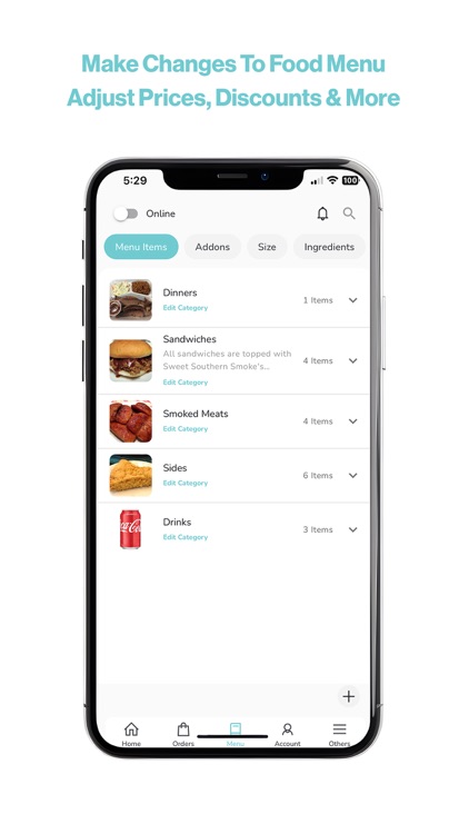 MyMenus Online - Kitchen App