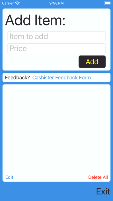 Cashister Screenshot