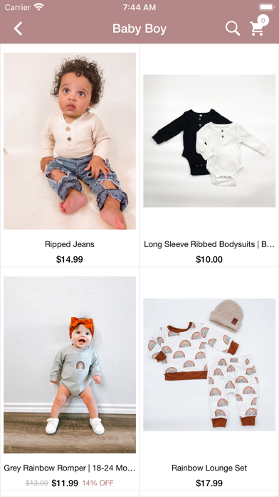 Carter B's Baby Boutique Screenshot