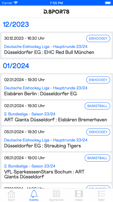 D.SPORTS Screenshot