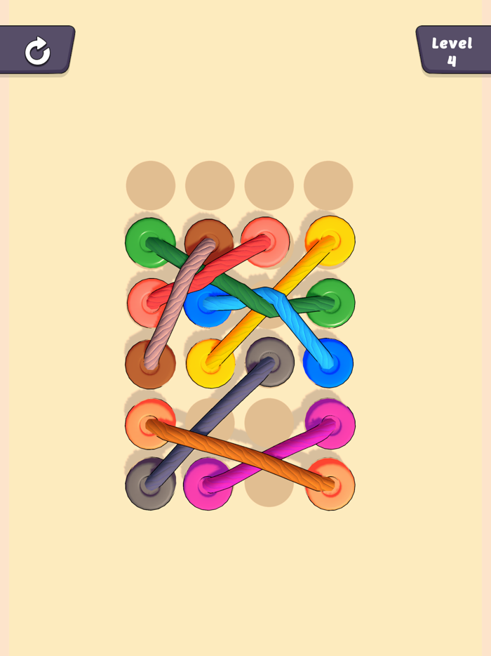 Twisted Puzzle 3D - Sort Ropes